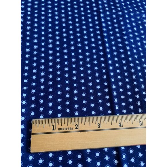 VIP Cranston Blue Polka Dot Cotton Fabric 1/2 Yard 44" wide Crafts & Sewing Proj - Picture 4 of 5